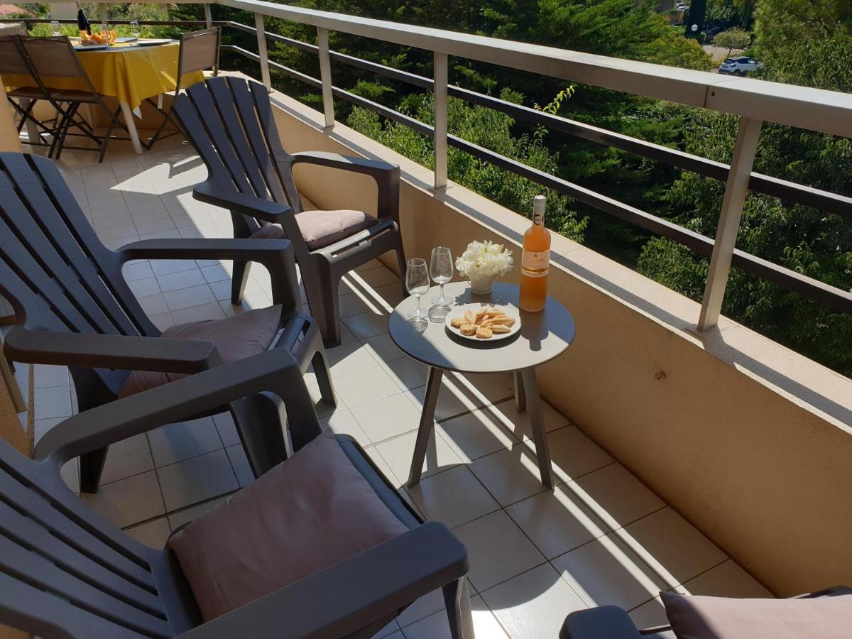 Frejus Plage T2, Piscine, Parking, Plages A 200M Ngoại thất bức ảnh
